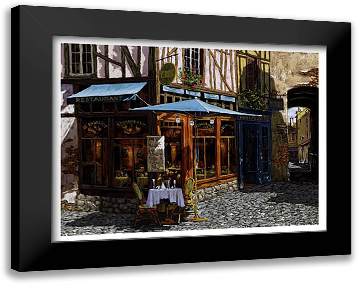 Le Raboliot 21x17 Black Modern Wood Framed Art Print Poster by Shvaiko, Viktor