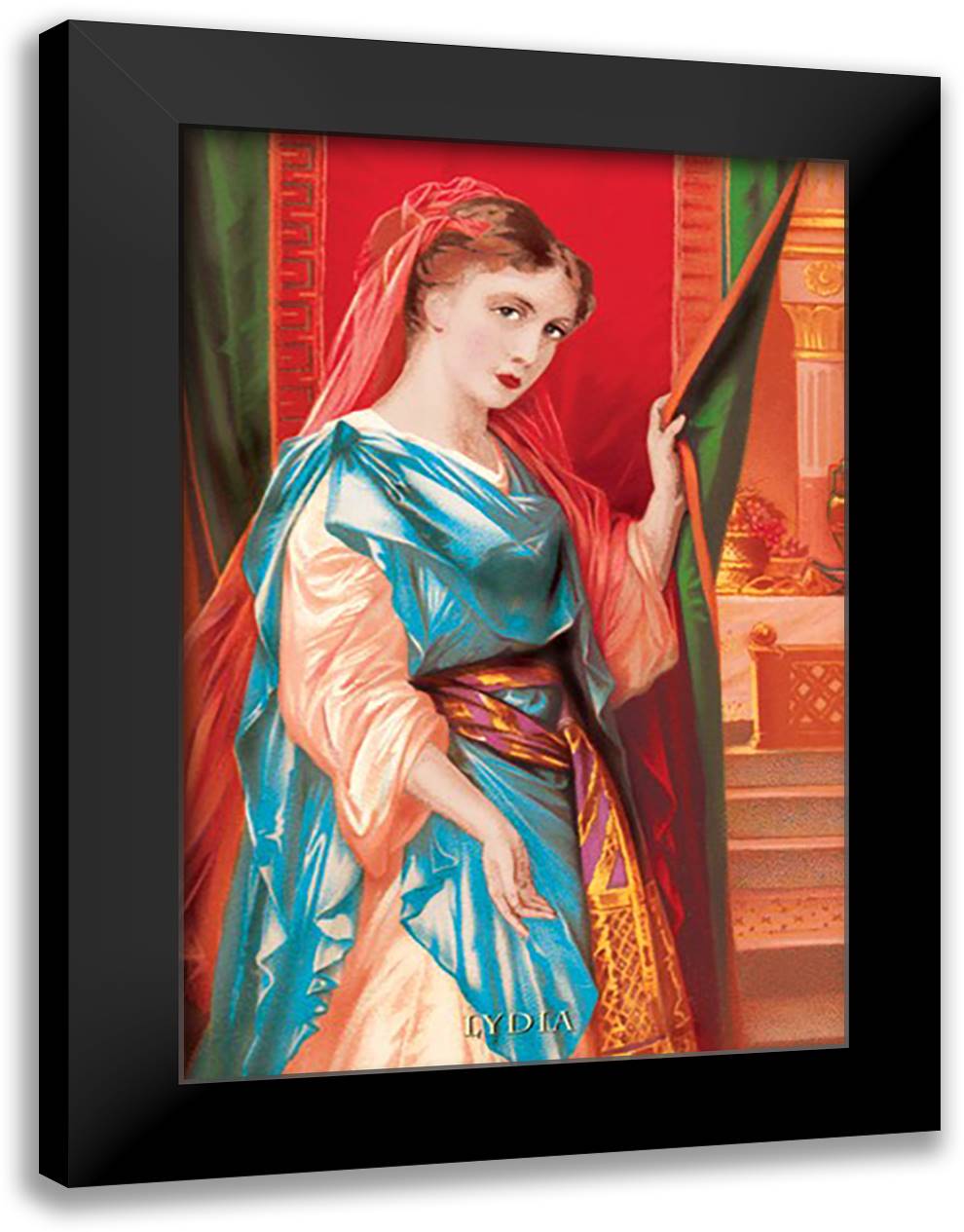 Lydia of the Apostolic Church 16x22 Black Modern Wood Framed Art Print Poster