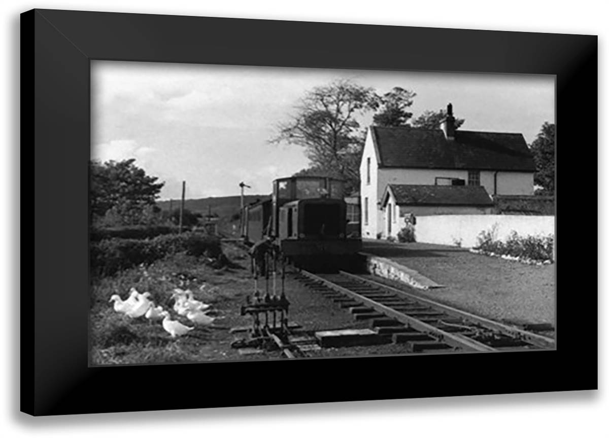 Isle of Man, Ireland 22x16 Black Modern Wood Framed Art Print Poster