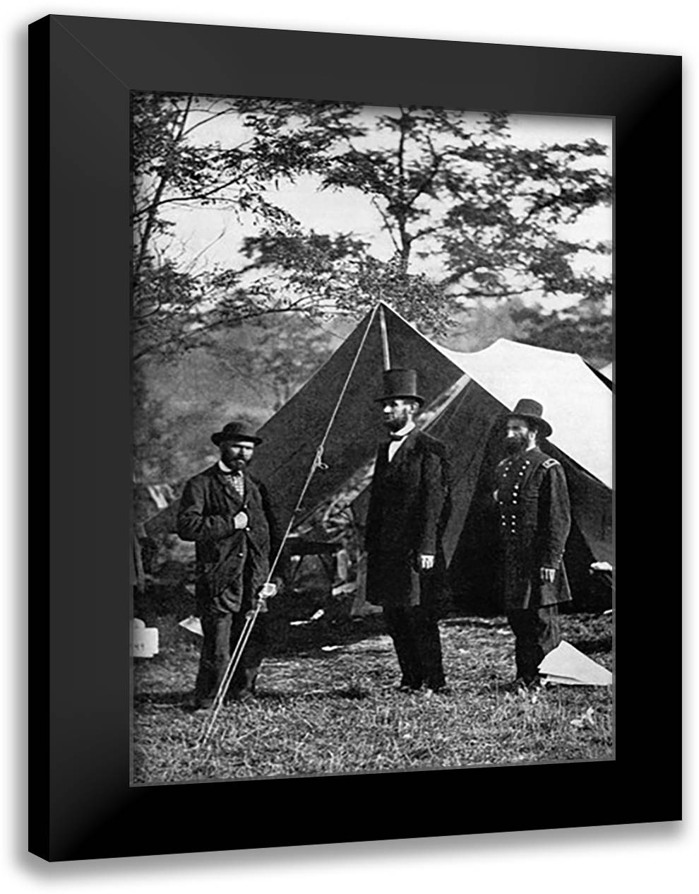 Mediator 16x22 Black Modern Wood Framed Art Print Poster