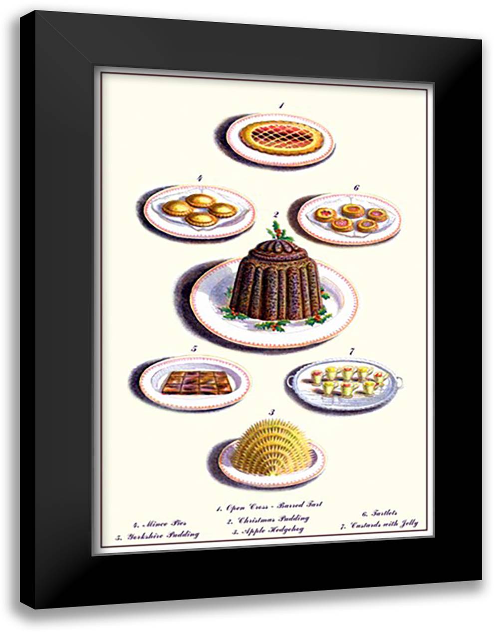 Treats 16x22 Black Modern Wood Framed Art Print Poster by Krowheim