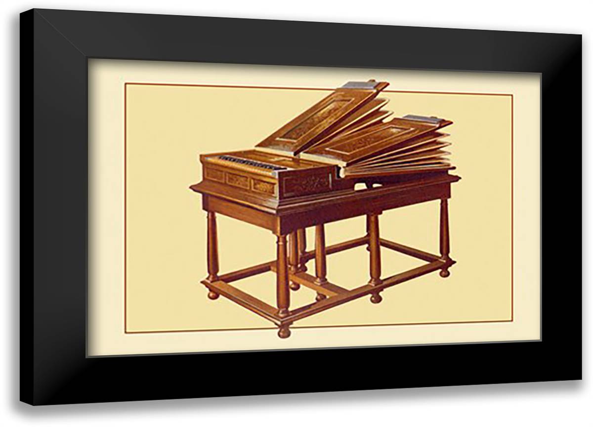 Regal 22x16 Black Modern Wood Framed Art Print Poster by Thomas, Theodore