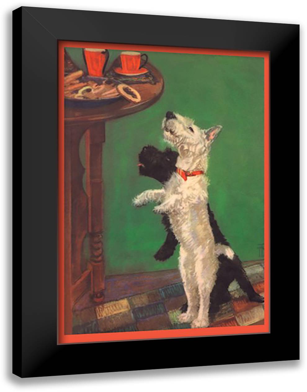 Foolish Little Bing 16x22 Black Modern Wood Framed Art Print Poster by Thorne, Diana