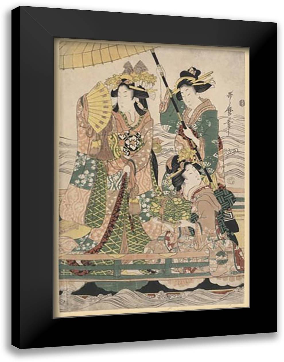 Hard Travel in Style 16x22 Black Modern Wood Framed Art Print Poster