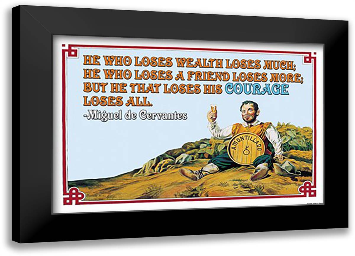 He who loses 22x16 Black Modern Wood Framed Art Print Poster by Pierce, Wilbur