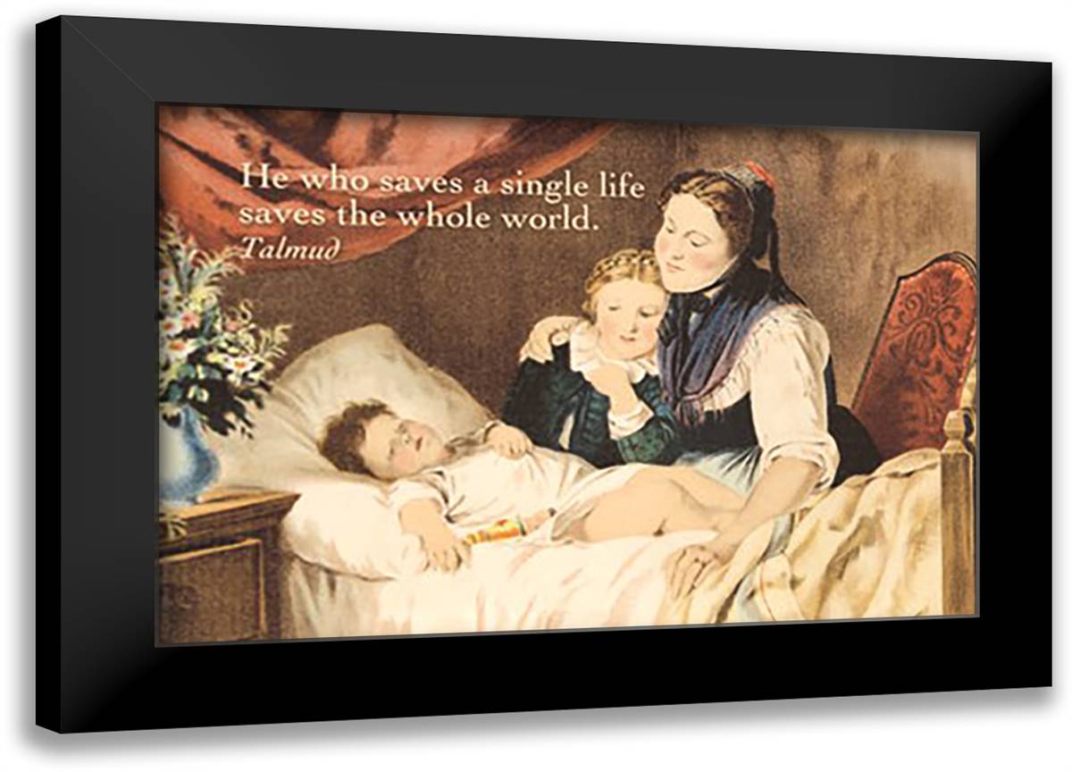 Music is a Moral Law 22x16 Black Modern Wood Framed Art Print Poster by Pierce, Wilbur
