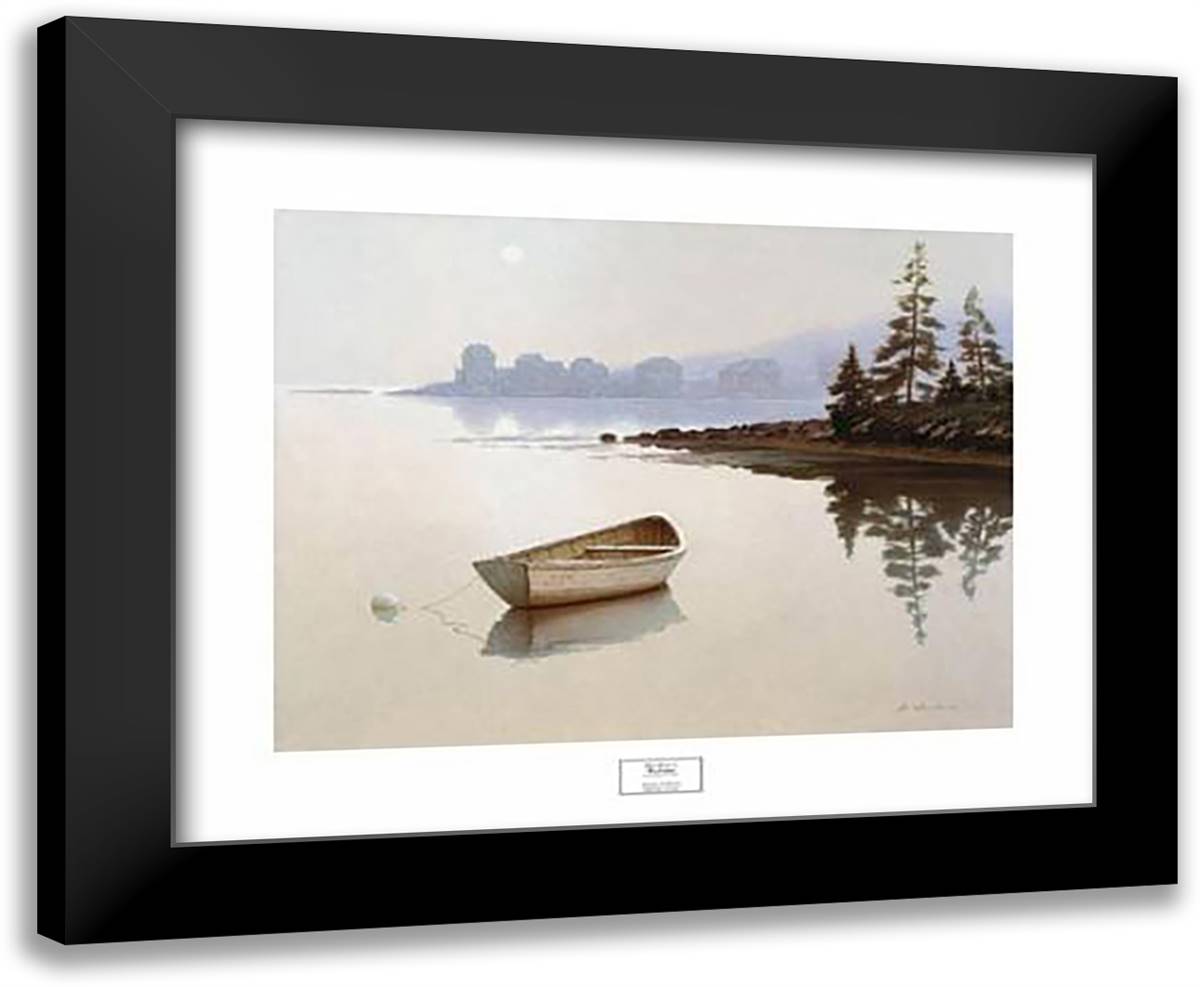 Daydream 34x28 Black Modern Wood Framed Art Print Poster by Lu, Zhen Huan