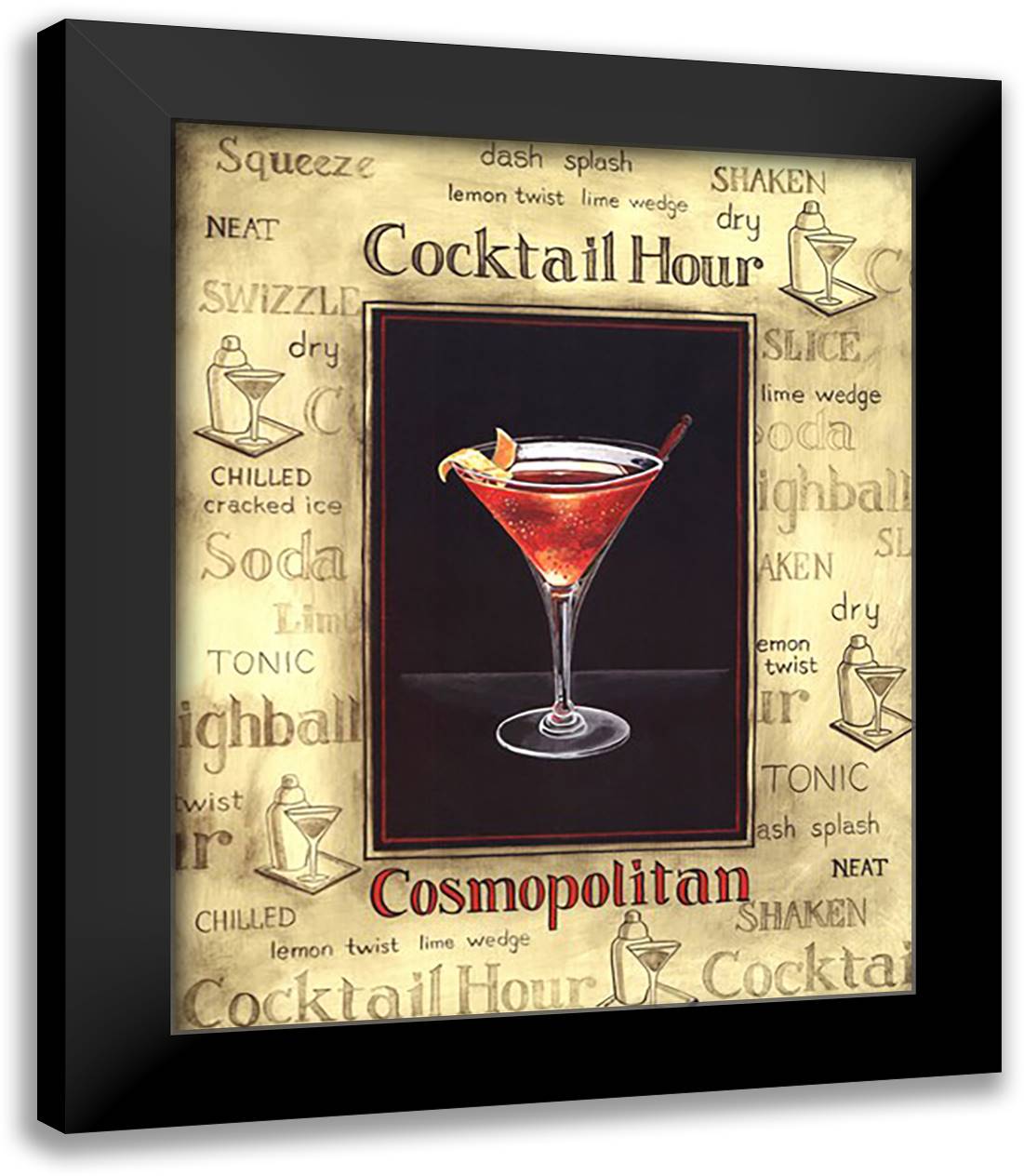Cosmopolitan - Special 15x18 Black Modern Wood Framed Art Print Poster by Gorham, Gregory