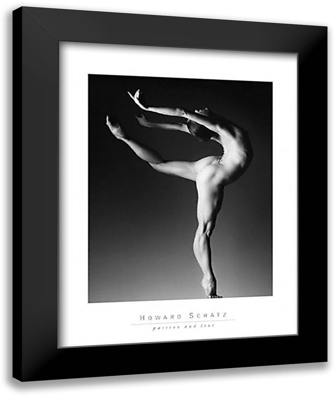Dance Study SC #5 28x36 Black Modern Wood Framed Art Print Poster by Schatz, Howard