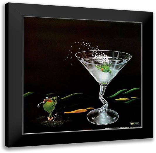 T???D Off 16x16 Black Modern Wood Framed Art Print Poster by Godard, Michael