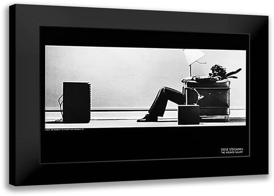 Blown Away 40x28 Black Modern Wood Framed Art Print Poster by Steigman, Steve