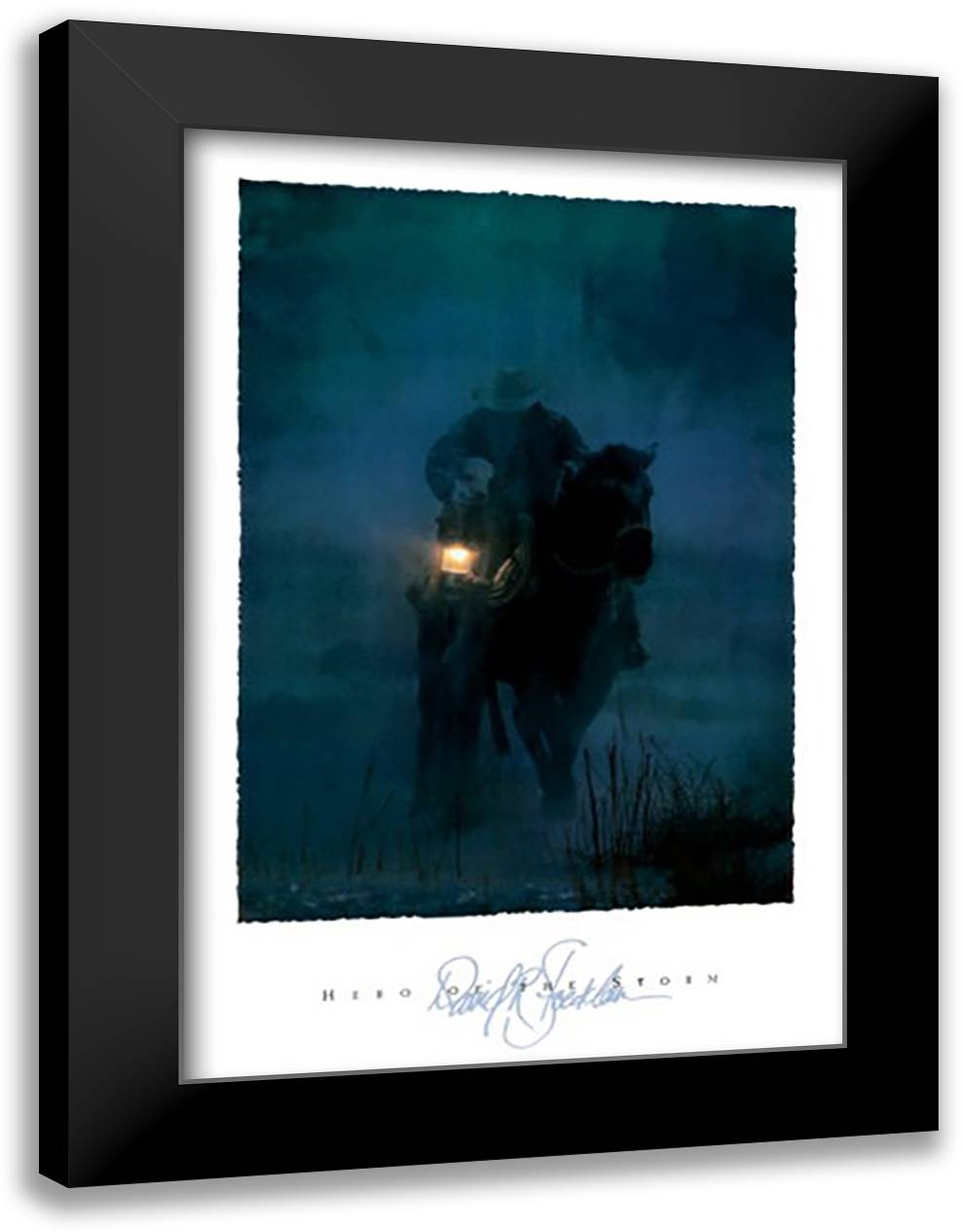 Hero of the Storm 28x40 Black Modern Wood Framed Art Print Poster by Stoecklein, David R.
