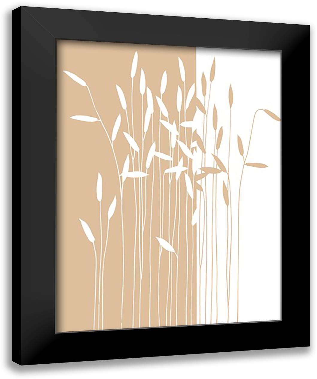 Reeds I 22x28 Black Modern Wood Framed Art Print Poster by Sakai, Takashi