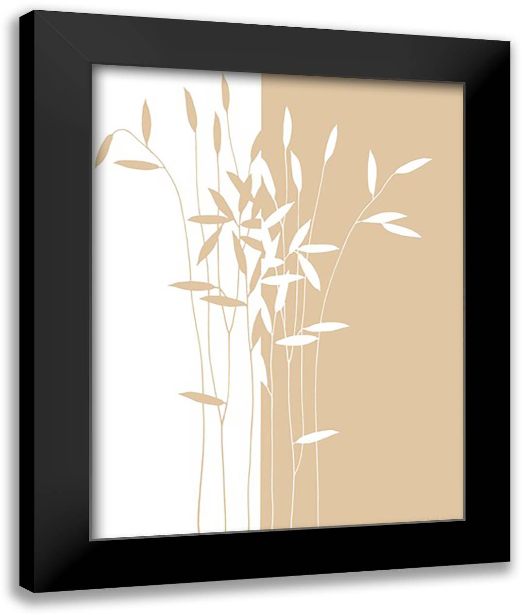 Reeds II 22x28 Black Modern Wood Framed Art Print Poster by Sakai, Takashi