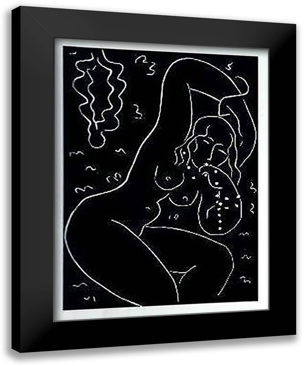 Nu au Bracelet 28x35 Black Modern Wood Framed Art Print Poster by Matisse, Henri