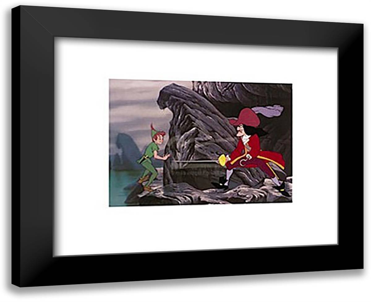 Stand By Smee, While I Take A Look Around 18x15 Black Modern Wood Framed Art Print Poster by Disney