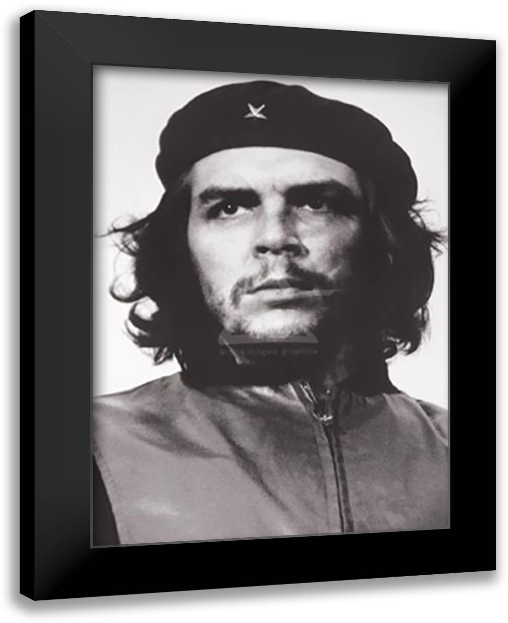 Che Guevara, 1960 24x32 Black Modern Wood Framed Art Print Poster by Korda, Alberto