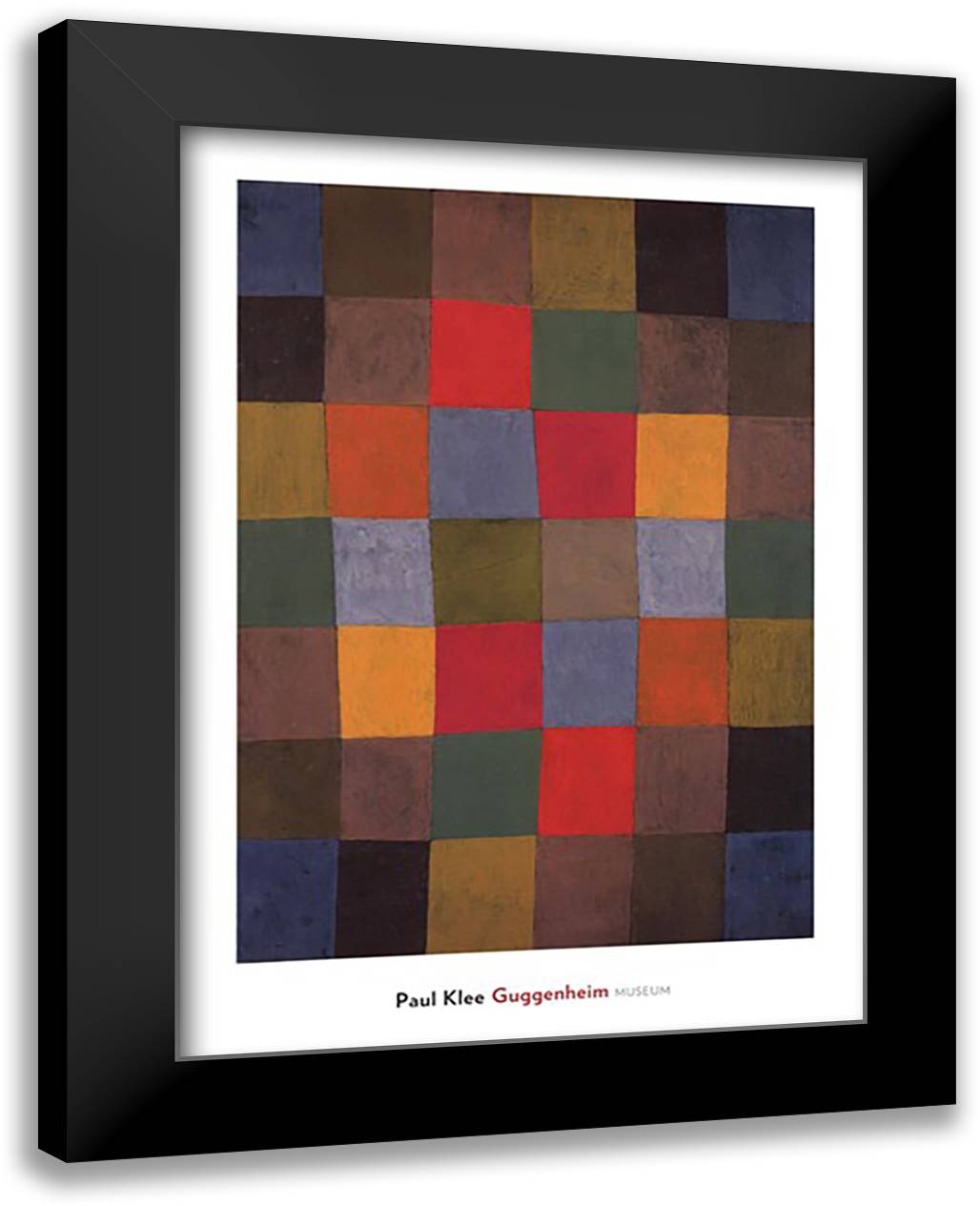New Harmony, c.1936 28x38 Black Modern Wood Framed Art Print Poster by Klee, Paul