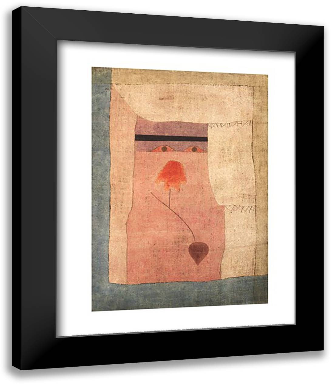 Arabian Song, c.1932 15x18 Black Modern Wood Framed Art Print Poster by Klee, Paul