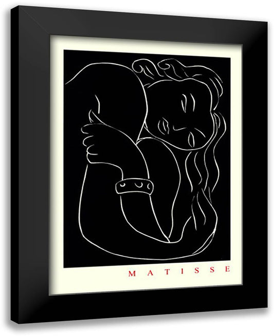 Pasiphae (serigraph) 24x32 Black Modern Wood Framed Art Print Poster by Matisse, Henri