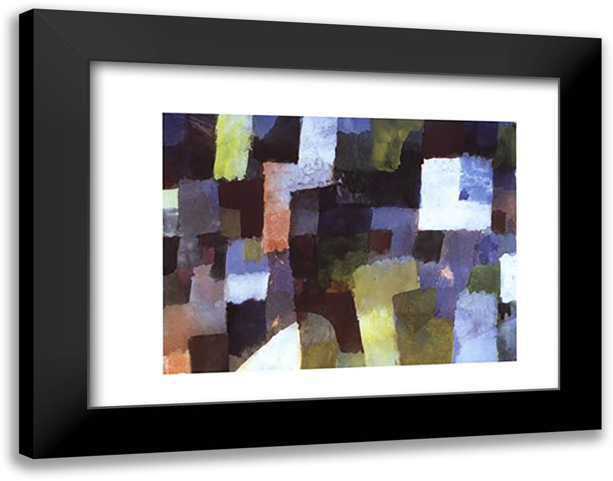 Untitled 18x15 Black Modern Wood Framed Art Print Poster by Klee, Paul