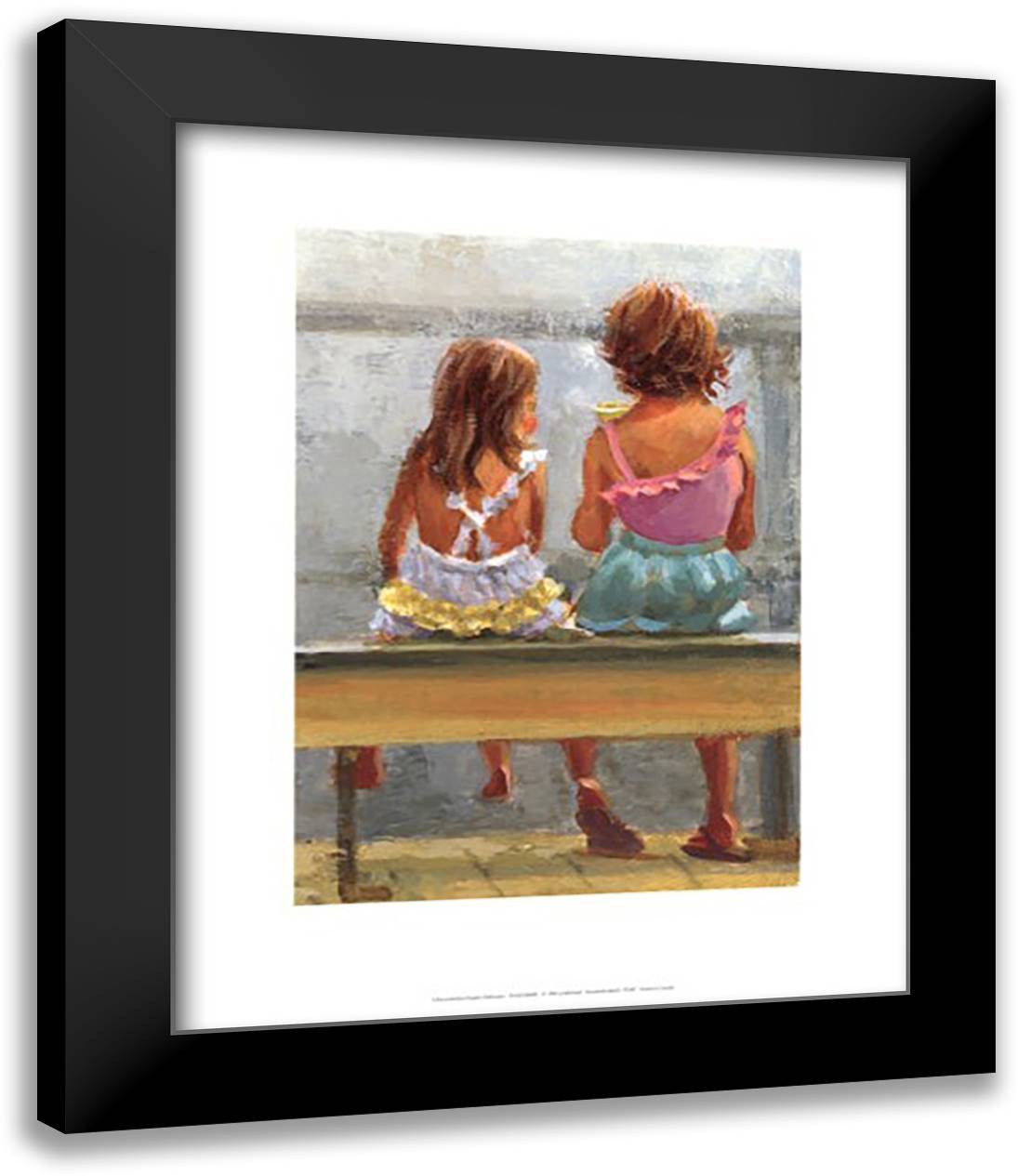 Broadwalk (detail) 15x18 Black Modern Wood Framed Art Print Poster by Raad, Lucelle