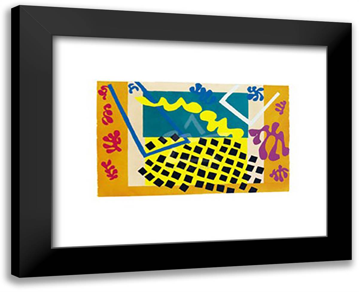 The Codomas 18x15 Black Modern Wood Framed Art Print Poster by Matisse, Henri