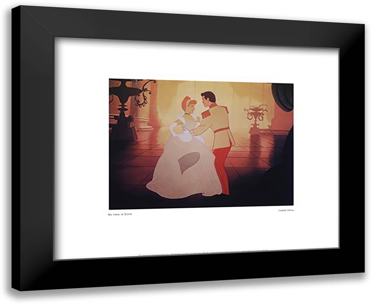 So This Is Love 18x15 Black Modern Wood Framed Art Print Poster by Disney