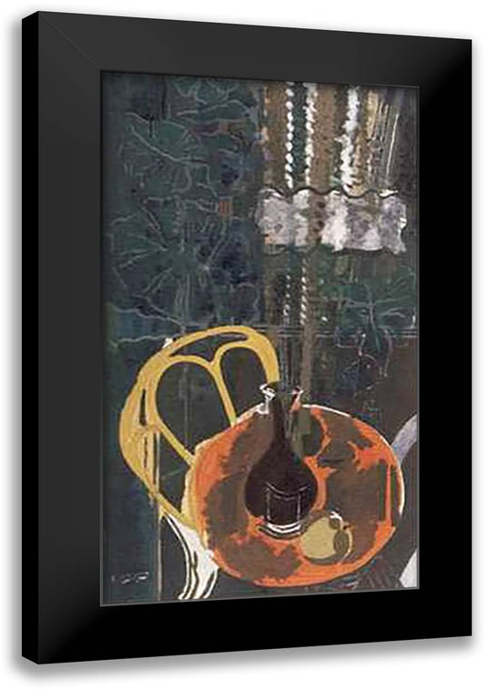 Philodendron 18x28 Black Modern Wood Framed Art Print Poster by Braque, Georges