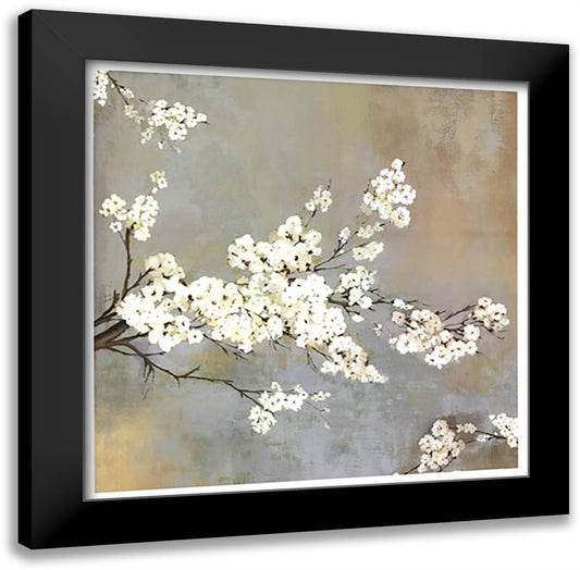 Ode to Spring II 23x23 Black Modern Wood Framed Art Print Poster by Jensen, Asia