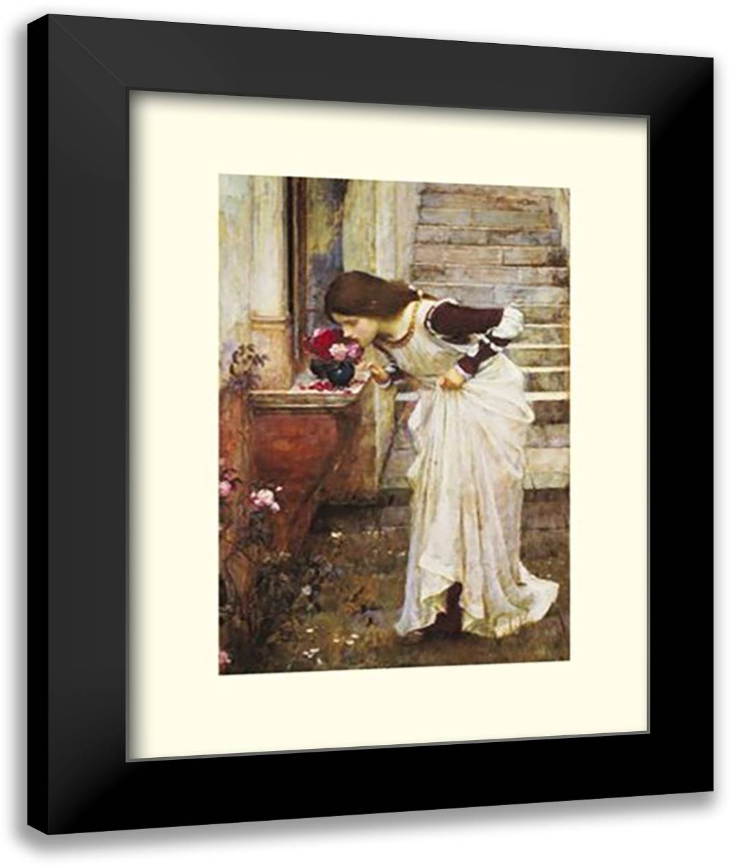 The Shrine, c.1895 16x20 Black Modern Wood Framed Art Print Poster by Waterhouse, John William