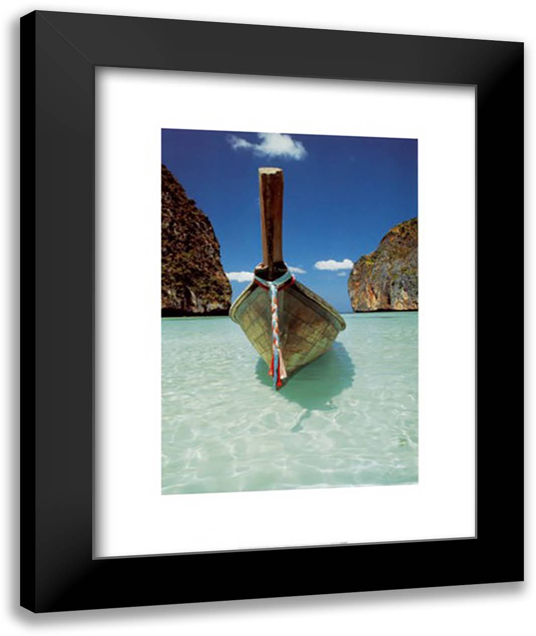 Maya Bay, Phi Phi Island 16x20 Black Modern Wood Framed Art Print Poster by Gage, Rob