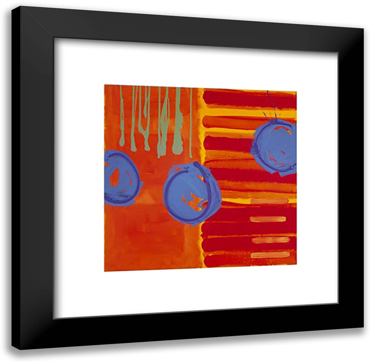 Spiral Galaxies 24x20 Black Modern Wood Framed Art Print Poster by Crew, Lee