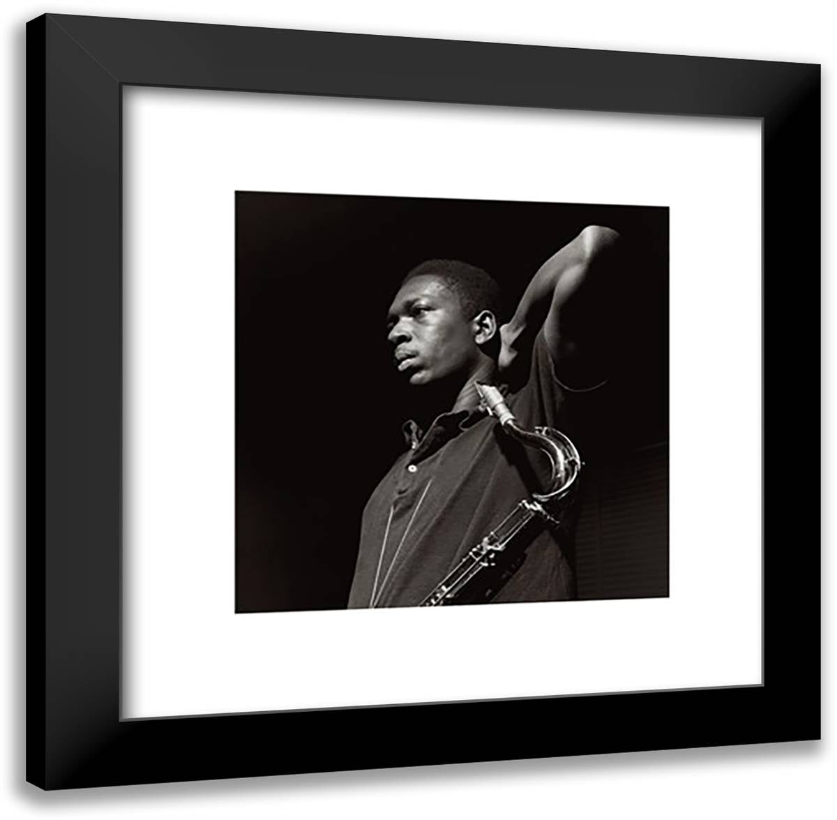 John Coltrane- Blue Train 24x20 Black Modern Wood Framed Art Print Poster