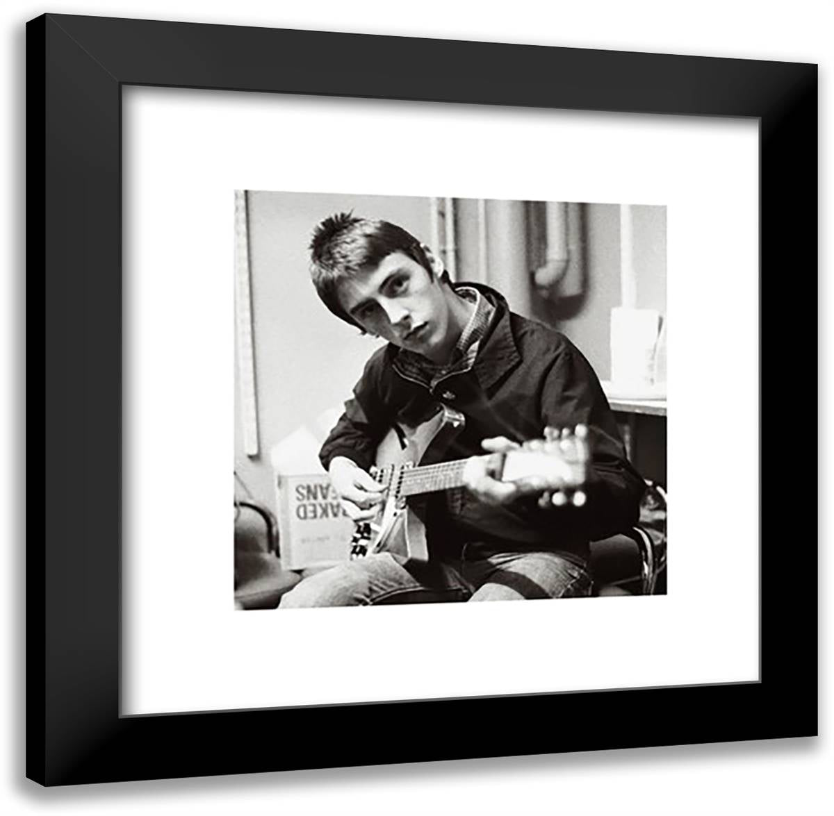 Paul Weller- The Jam 24x20 Black Modern Wood Framed Art Print Poster