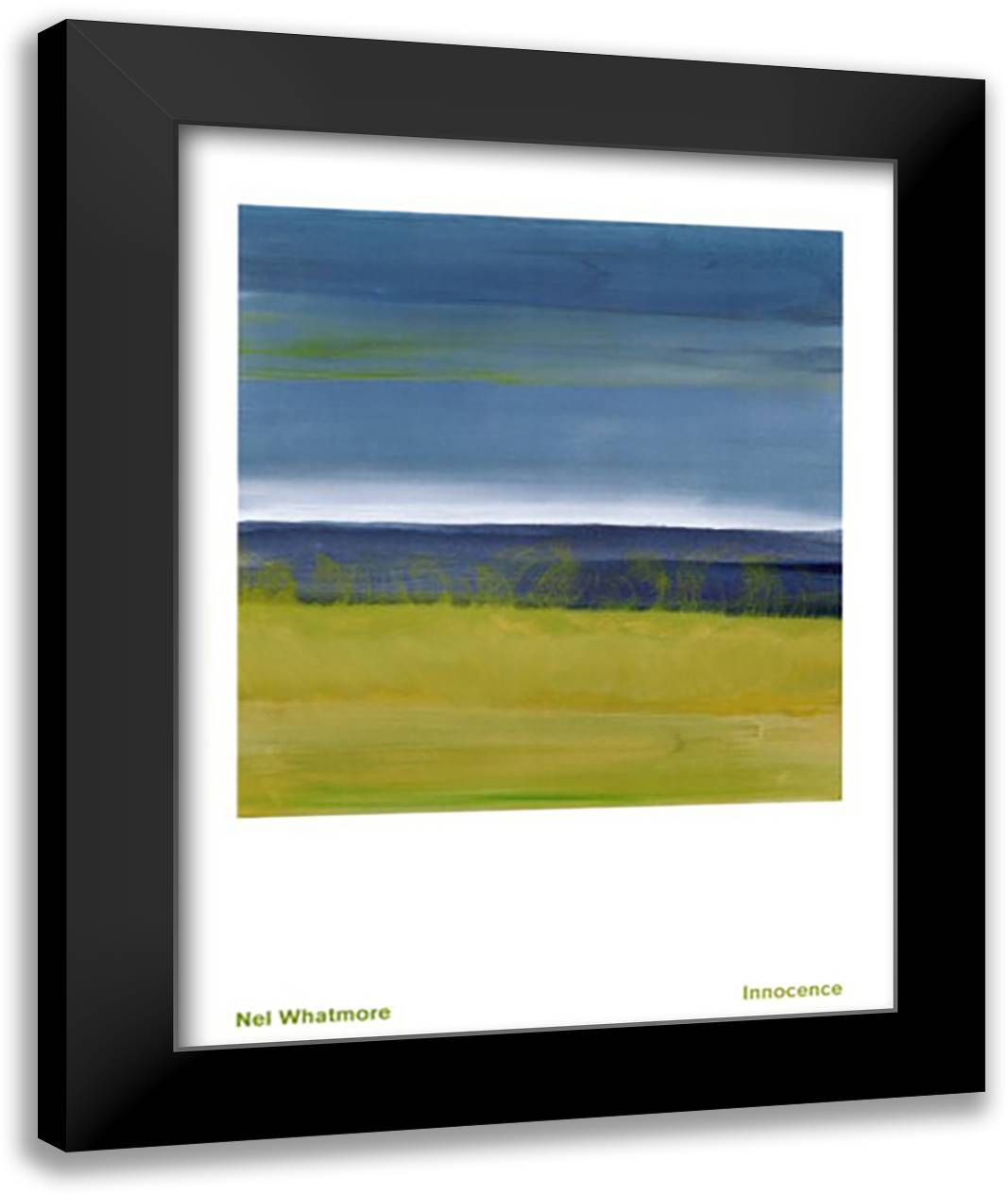Innocence 28x36 Black Modern Wood Framed Art Print Poster by Whatmore, Nell