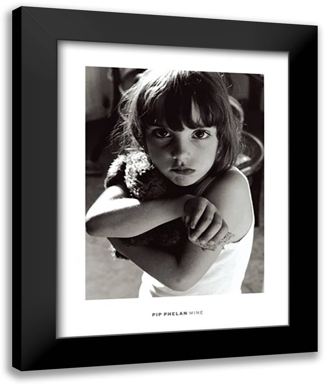 Mine 28x36 Black Modern Wood Framed Art Print Poster by Phelan, Pip