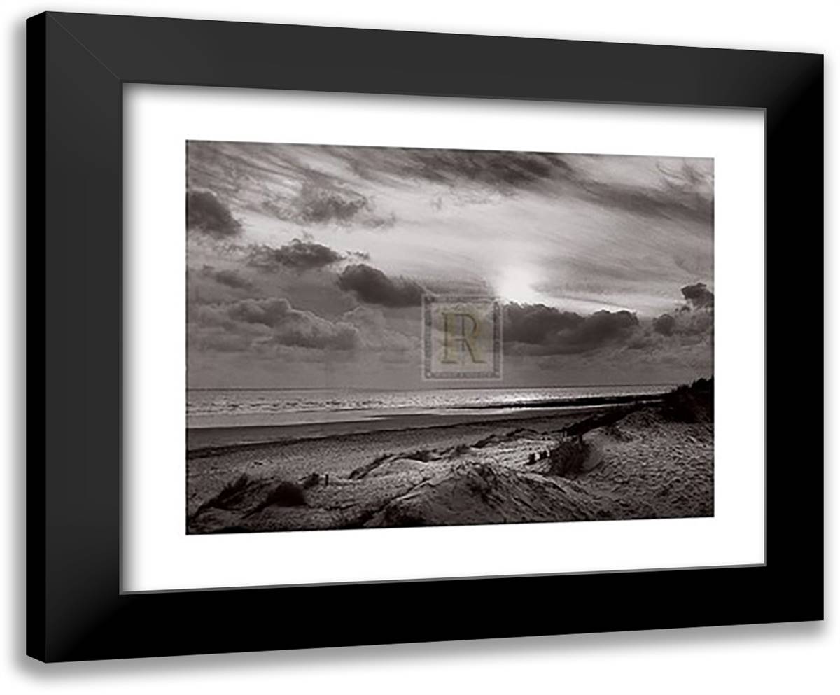Sea And Sky I 24x20 Black Modern Wood Framed Art Print Poster by Philip, Bill