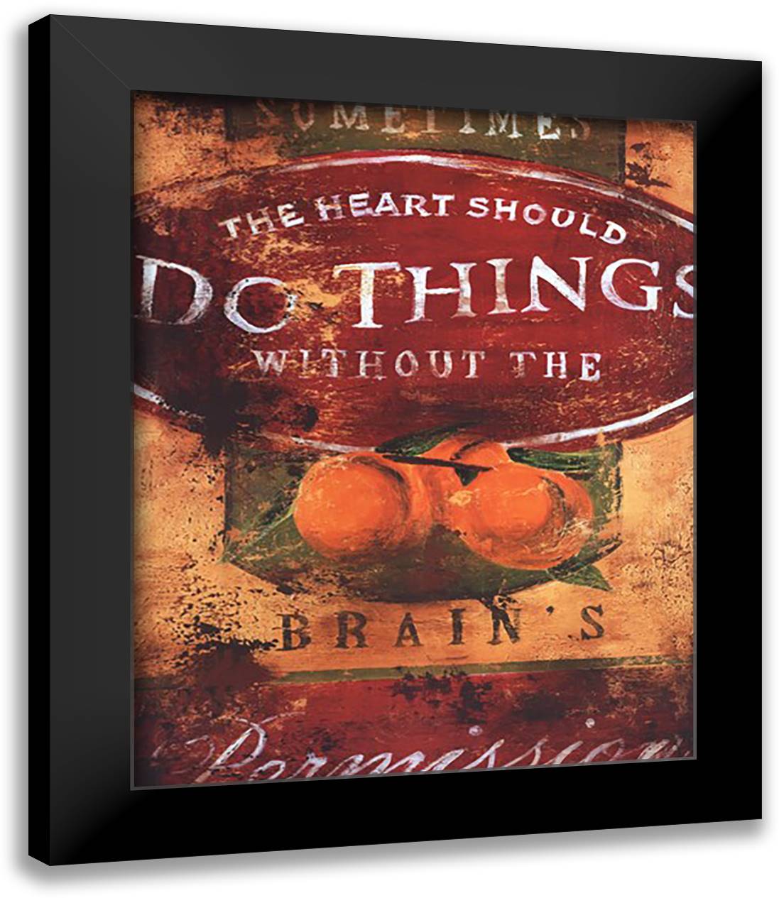 Do Things 26x32 Black Modern Wood Framed Art Print Poster by White, Rodney