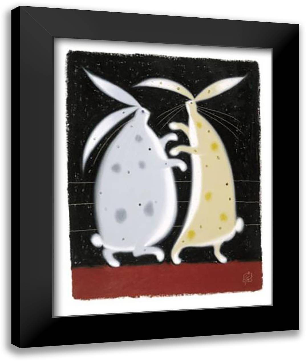 Marquis of Queensbury 20x24 Black Modern Wood Framed Art Print Poster by Nazran, Govinder