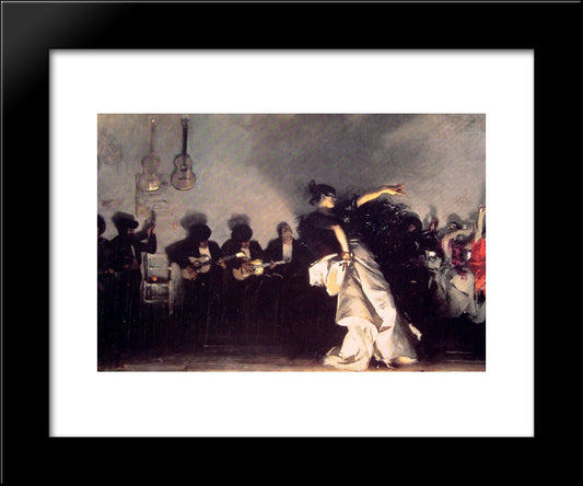 El Jaleo 20x24 Black Modern Wood Framed Art Print Poster by Sargent, John Singer