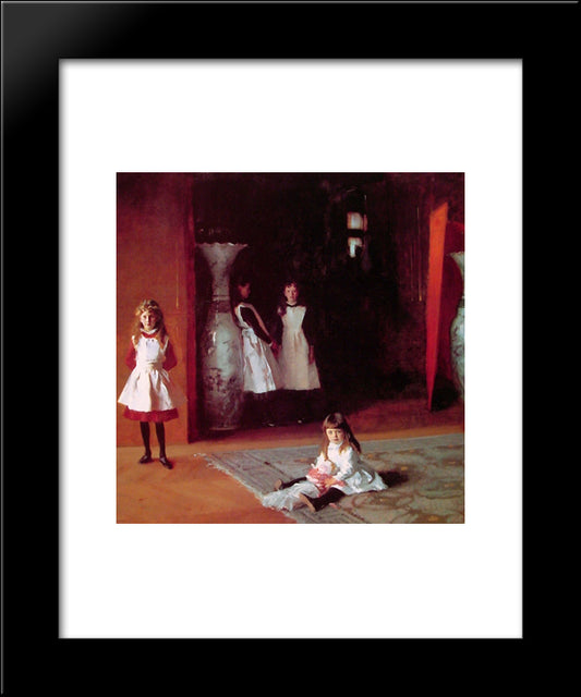 The Daughters Of Edward Darley Boit 20x24 Black Modern Wood Framed Art Print Poster by Sargent, John Singer