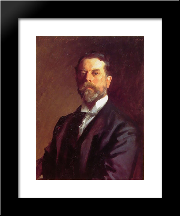 Self Portrait 20x24 Black Modern Wood Framed Art Print Poster by Sargent, John Singer