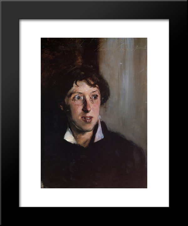 Vernon Lee 20x24 Black Modern Wood Framed Art Print Poster by Sargent, John Singer
