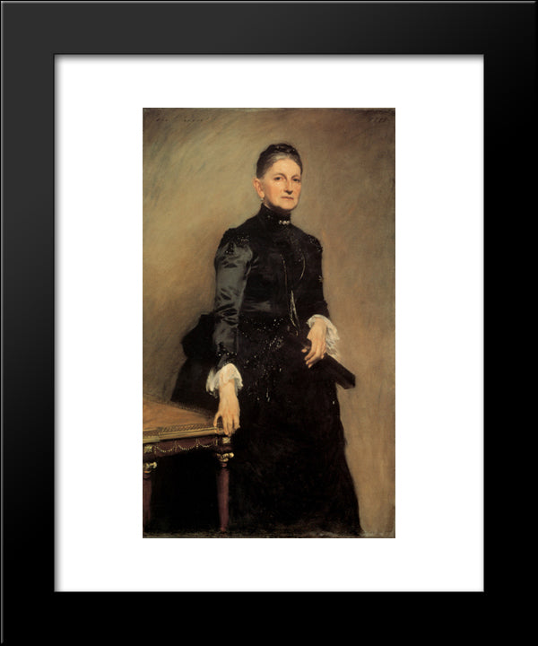 Mrs Adrian Iselin 20x24 Black Modern Wood Framed Art Print Poster by Sargent, John Singer
