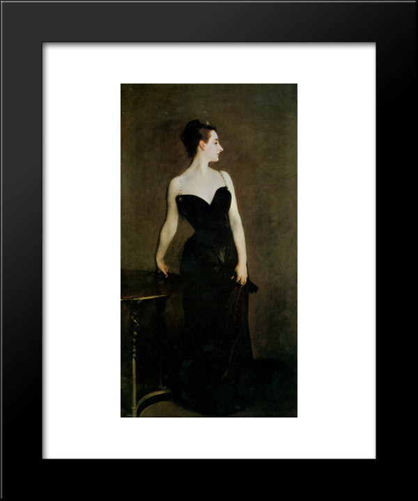 Madame X 20x24 Black Modern Wood Framed Art Print Poster by Sargent, John Singer