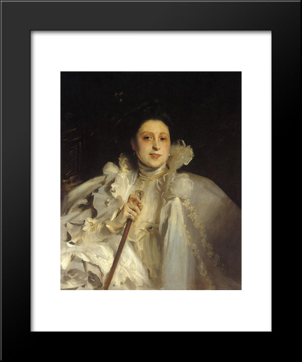 Countess Laura Spinola Nunez Del Castillo 20x24 Black Modern Wood Framed Art Print Poster by Sargent, John Singer
