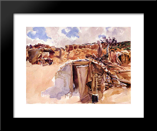 Dugout 20x24 Black Modern Wood Framed Art Print Poster by Sargent, John Singer