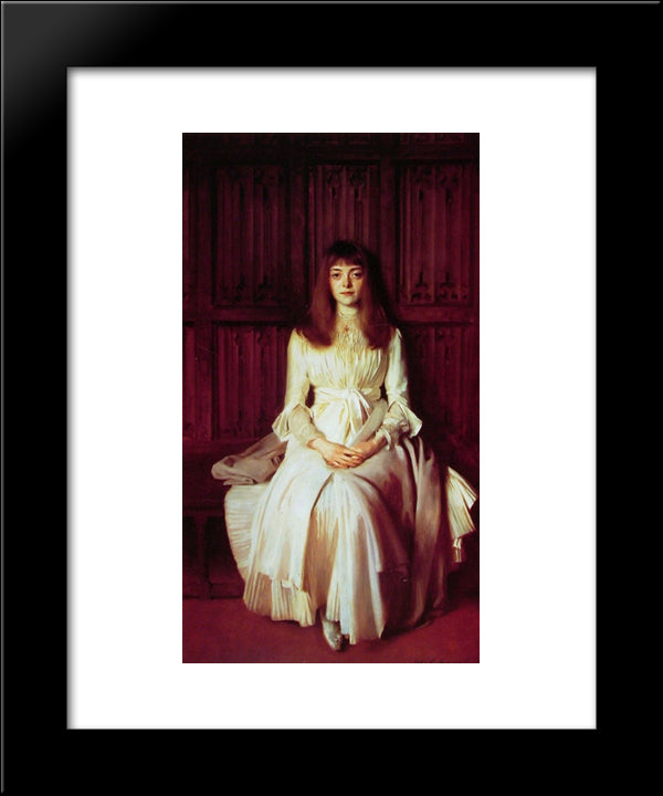 Miss Elsie Palmer 20x24 Black Modern Wood Framed Art Print Poster by Sargent, John Singer
