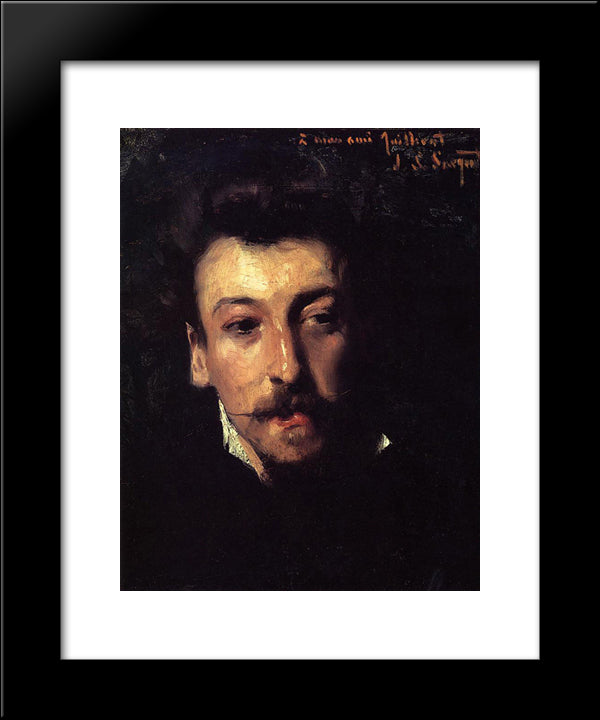 Eugene Juillerat 20x24 Black Modern Wood Framed Art Print Poster by Sargent, John Singer
